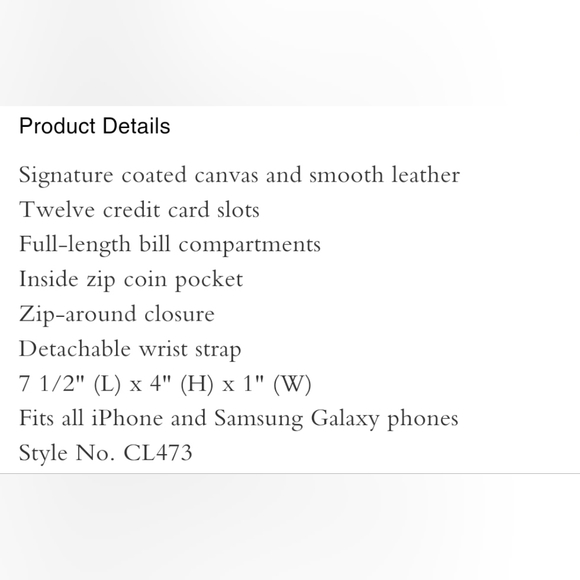 Coach Zip Around Wallet In Signature Canvas With Rose Print - Picture 4 of 13